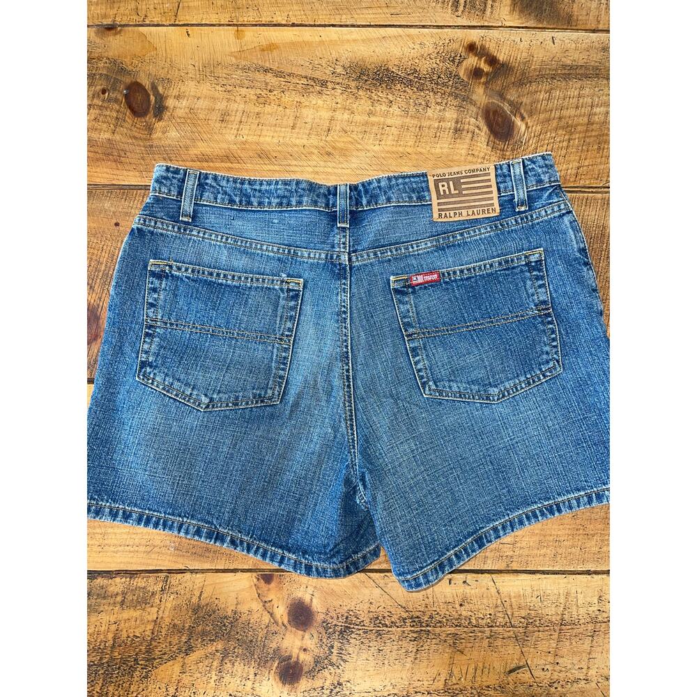 Womens Polo Jeans Company Ralph Lauren 90s Style Mom Jean Shorts Size 14 - Picture 4 of 9